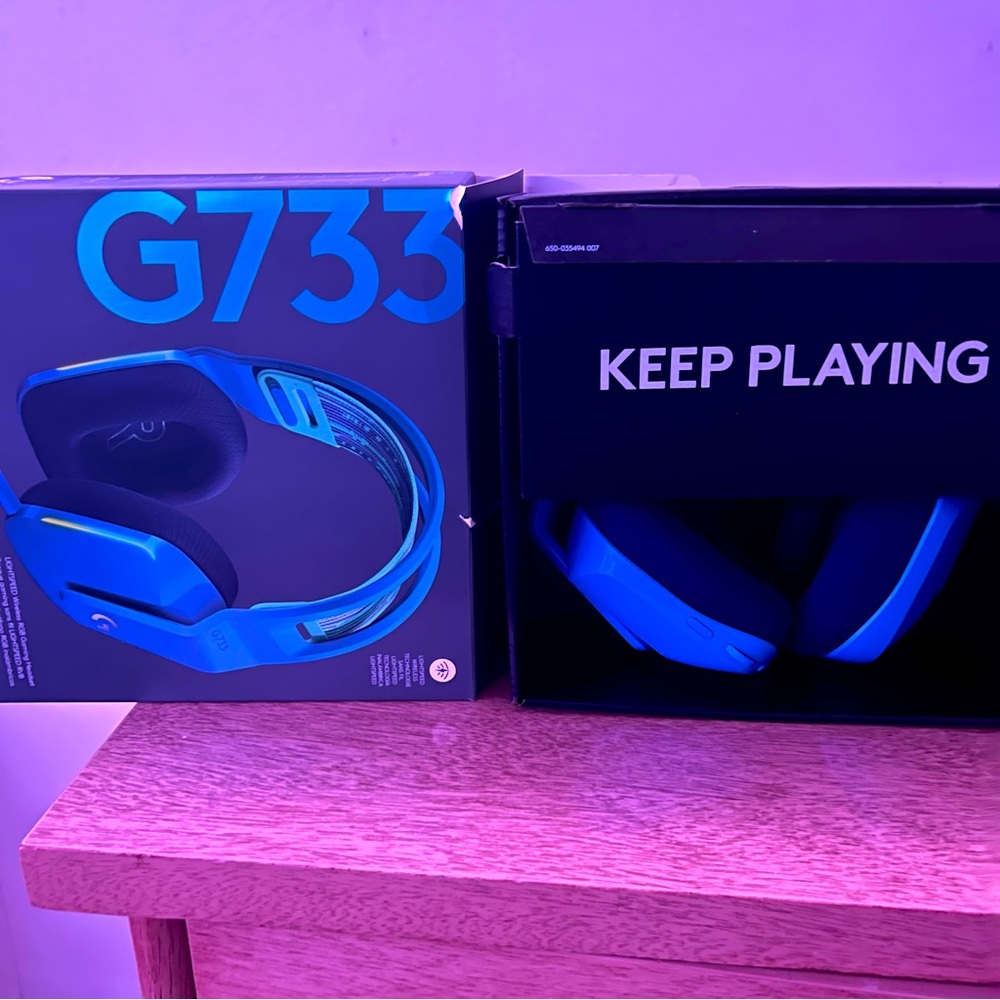 Logitech G733 Wireless Gaming Headset *NO USB DONGLE*